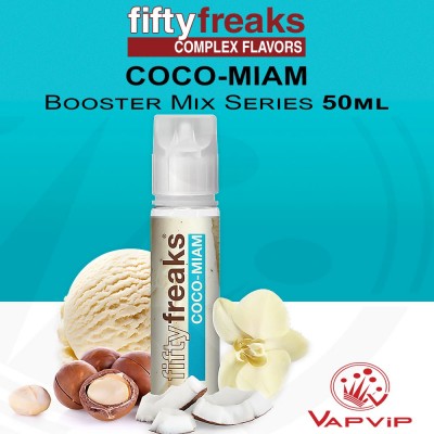 COCO-MIAM (helado de vainilla, coco y nueces) E-liquido - Freaks Fifty