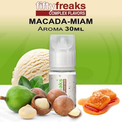 Aroma MACADA-MIAM (Helado de vainilla, nueces y caramelo) Concentrado - Freaks Fifty