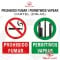 Cartel Prohibido Fumar / Permitimos Vapear