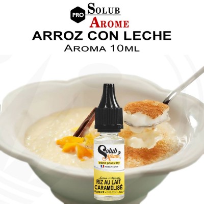 Aroma ARROZ CON LECHE (Riz au lait Caramélisé) Concentrado - SolubArome