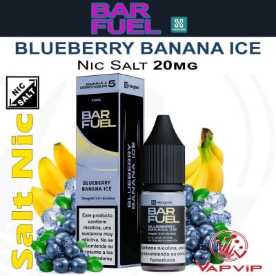 Nic Salt BLUEBERRY BANANA ICE - Bar Fuel by Hangsen
