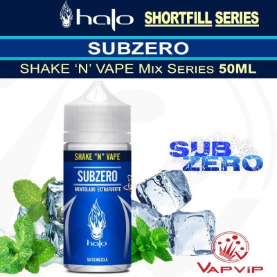 SUBZERO Shake 'n' Vape E-liquido 50ml (BOOSTER) - Halo