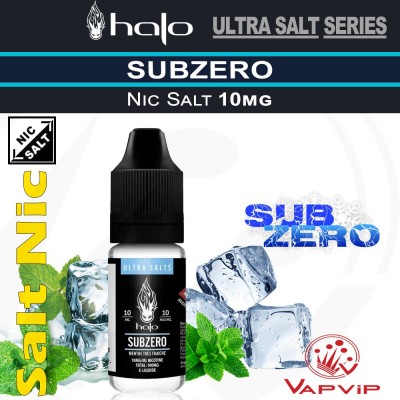 SUBZERO 10mg ULTRA SALTS Nic Salt 10ml - Halo