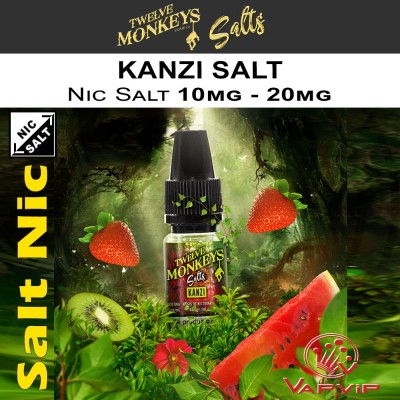 Nic Salt KANZI Sales de Nicotina e-líquido 10ml - Twelve Monkeys