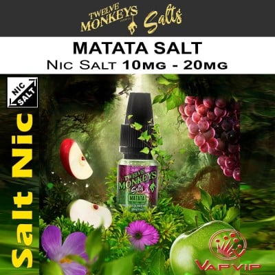 Nic Salt MATATA ICE Nicotine Salts Eliquid 10ml - Twelve Monkeys