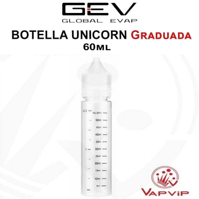 Unicorn Botella GRADUADA para eliquido 30ml - 60ml - 120ml