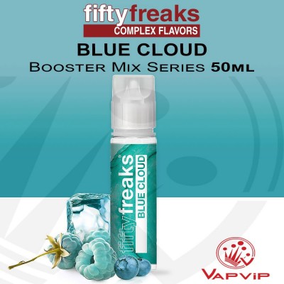 BLUE CLOUD (Iced raspberry with licorice) E-liquid - Freaks Fifty