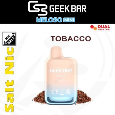 Geek Bar TOBACCO Meloso Mini Disposable Pod Geek Bar Spain Europe