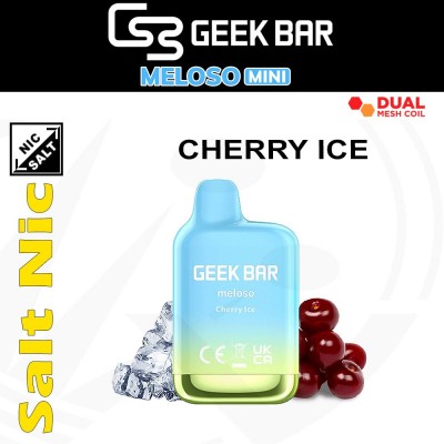 Geek Bar CHERRY ICE Meloso Mini Disposable Pod - Geek Bar
