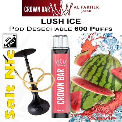 Crown Bar 600 Lush Ice Sisha Pod Disposable - Al Fakher