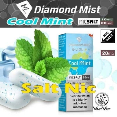 Nic Salt COOL MINT Nicotine salts Eliquid 10ml - Diamond Mist