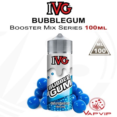 IVG BUBBLEGUM E-liquid 100ml (BOOSTER) - IVG