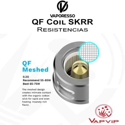 Resistencias QF Coil para SKRR - Vaporesso