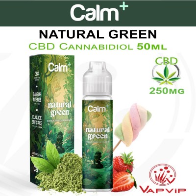 Natural Green CBD 50ml 250mg Cannabidiol - Calm+