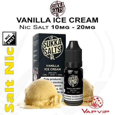 Nic Salt VANILLA ICE CREAM Sales de Nicotina - Sukka Salts