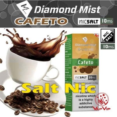 Nic Salt CAFETO Sales de Nicotina e-líquido 10ml - Diamond Mist