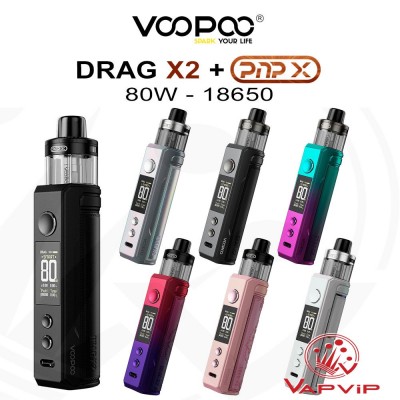 DRAG X2 80W + PnP-X Kit - Voopoo