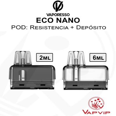 Resistencias-Depósito ECO NANO Pod - Vaporesso