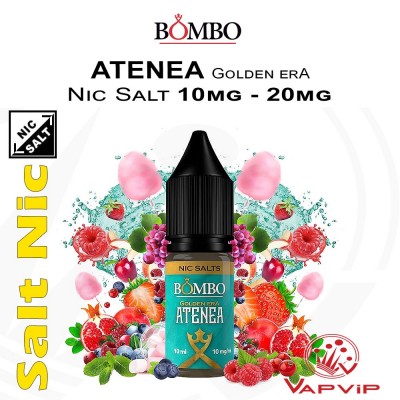 Nic Salts ATENEA Golden Era Bombo E-liquid 10ml