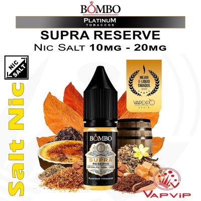 Nic Salt SUPRA RESERVE - Bombo Platinum Tobaccos