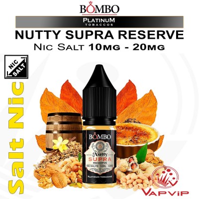 Nic Salt NUTTY SUPRA RESERVE Bombo