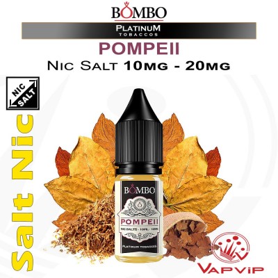 Nic Salt POMPEII Bombo Platinum Tobaccos