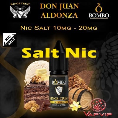 Salts DON JUAN ALDONZA Nicotine Salts - Kings Crest & Bombo