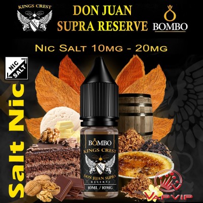 Salts DON JUAN SUPRA RESERVE Kings Crest & Bombo