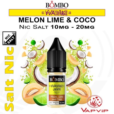 Nic Salt MELON LIME & COCO - Bombo Wailani Juice