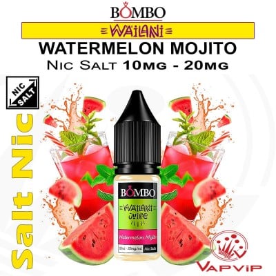 Nic Salt WATERMELON MOJITO - Bombo Wailani Juice
