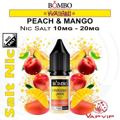 Nic Salt PEACH AND MANGO - Bombo Wailani Juice