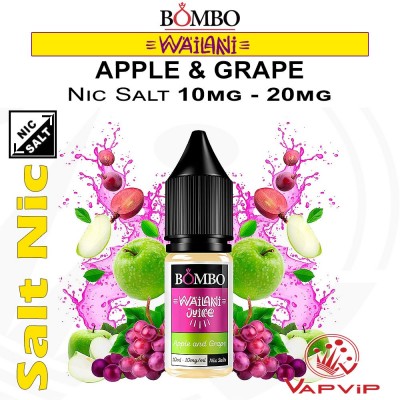Nic Salt APPLE AND GRAPE - Bombo Wailani Juice