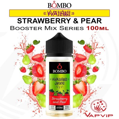 STRAWBERRY AND PEAR Elíquido 100ml - Bombo Wailani Juice