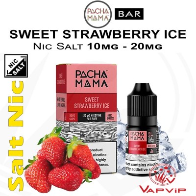 Pachamama BAR SWEET STRAWBERRY ICE Nic Salt - Pachamama