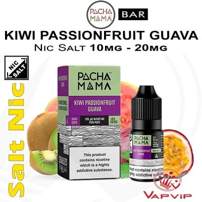 Pachamama BAR KIWI PASSIONFRUIT GUAVA Nic Salt - Pachamama