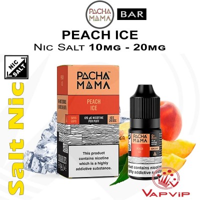 Pachamama BAR PEACH ICE Nic Salt - Pachamama