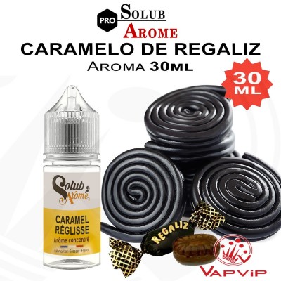 Aroma CARAMELO DE REGALIZ (Caramel réglisse) Concentrado - SolubArome