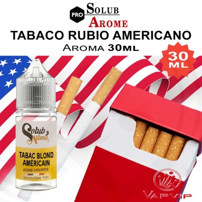 Aroma TABACO RUBIO AMERICANO (Tabac Blond Américain) 30ml Concentrado - SolubArome