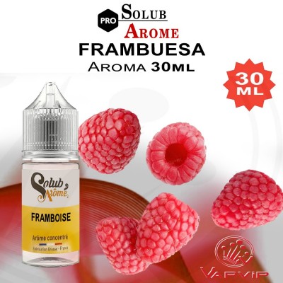 Aroma FRAMBUESA (Framboise) 30ml Concentrado - SolubArome