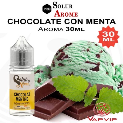 Aroma CHOCOLATE CON MENTA (Chocolat Menthe) 30ml Concentrado - SolubArome