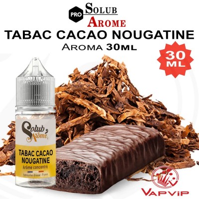 Aroma TABAC CACAO NOUGATINE 30ml Concentrado - SolubArome