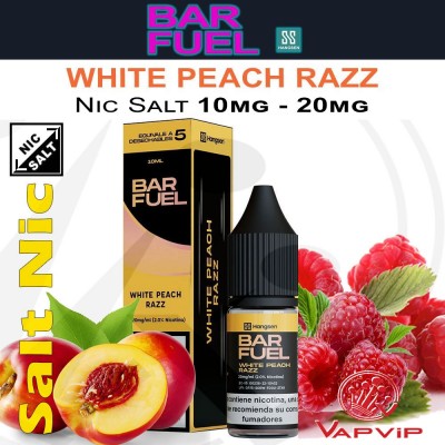 Nic Salt WHITE PEACH RAZZ - Bar Fuel by Hangsen