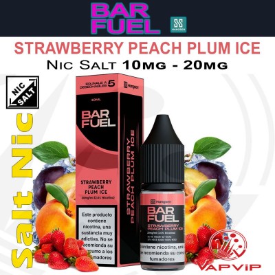 Nic Salt STRAWBERRY PEACH PLUM ICE - Bar Fuel by Hangsen
