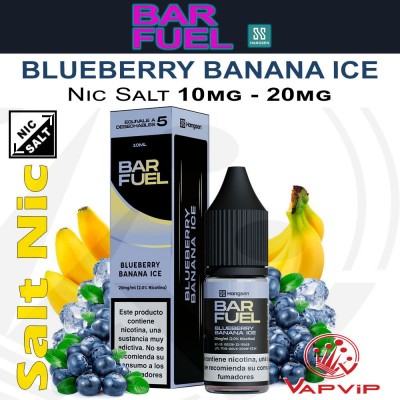 Nic Salt BLUEBERRY BANANA ICE - Bar Fuel by Hangsen