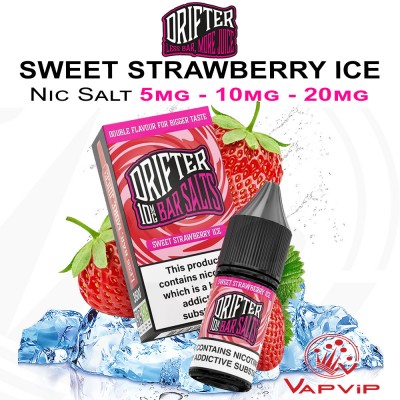 Nic Salt SWEET STRAWBERRY ICE - Drifter Bar Salts