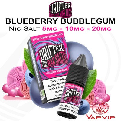 Nic Salt BLUEBERRY BUBBLEGUM - Drifter Bar Salts