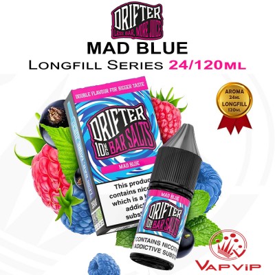 Nic Salt MAD BLUE - Drifter Bar Salts