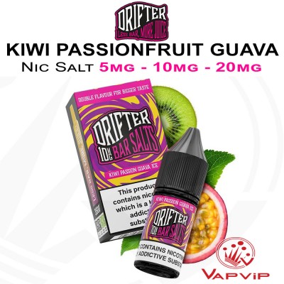 Nic Salt KIWI PASSIONFRUIT GUAVA - Drifter Bar Salts