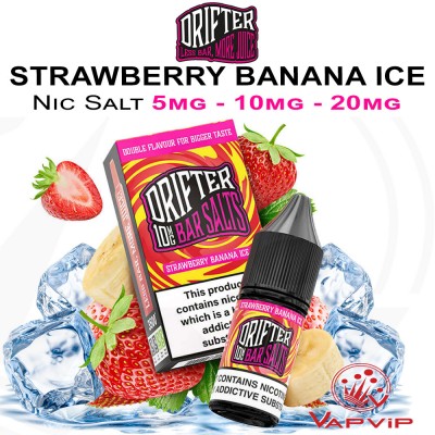 Nic Salt STRAWBERRY BANANA ICE - Drifter Bar Salts