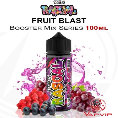 FRUIT BLAST E-liquid 100ml (BOOSTER) - Puffin Rascal